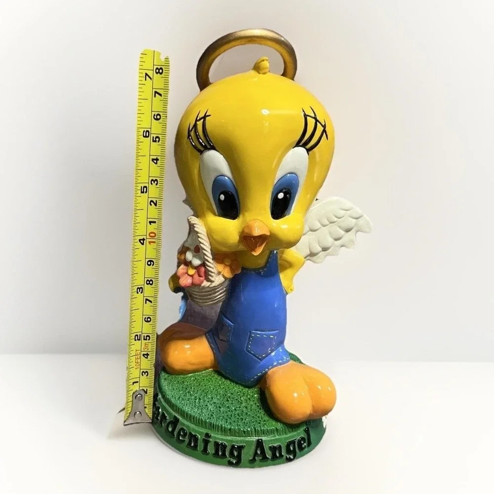 Vtg Warner Brothers‎ Tweety Bird Spring Gardening Angel Figurine 1997 Kidcore